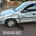 Ocupantes de carro fogem após acidente no final da tarde em Toledo