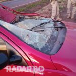 Motorista fica ferido em capotamento na BR-163 entre Toledo e Marechal Cândido Rondon