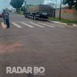 Colisão entre carro e caminhão deixa Gol destruído em Nova Santa Rosa