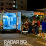 Colisão frontal deixa motociclista ferido no centro de Nova Santa Rosa