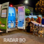 Colisão frontal deixa motociclista ferido no centro de Nova Santa Rosa