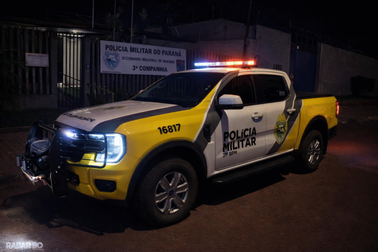 Perseguição termina com prisão após direção perigosa e embriaguez em Corbélia