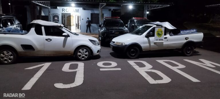 Caminhonetes carregadas com cigarros contrabandeados são apreendidas após investigação em Toledo