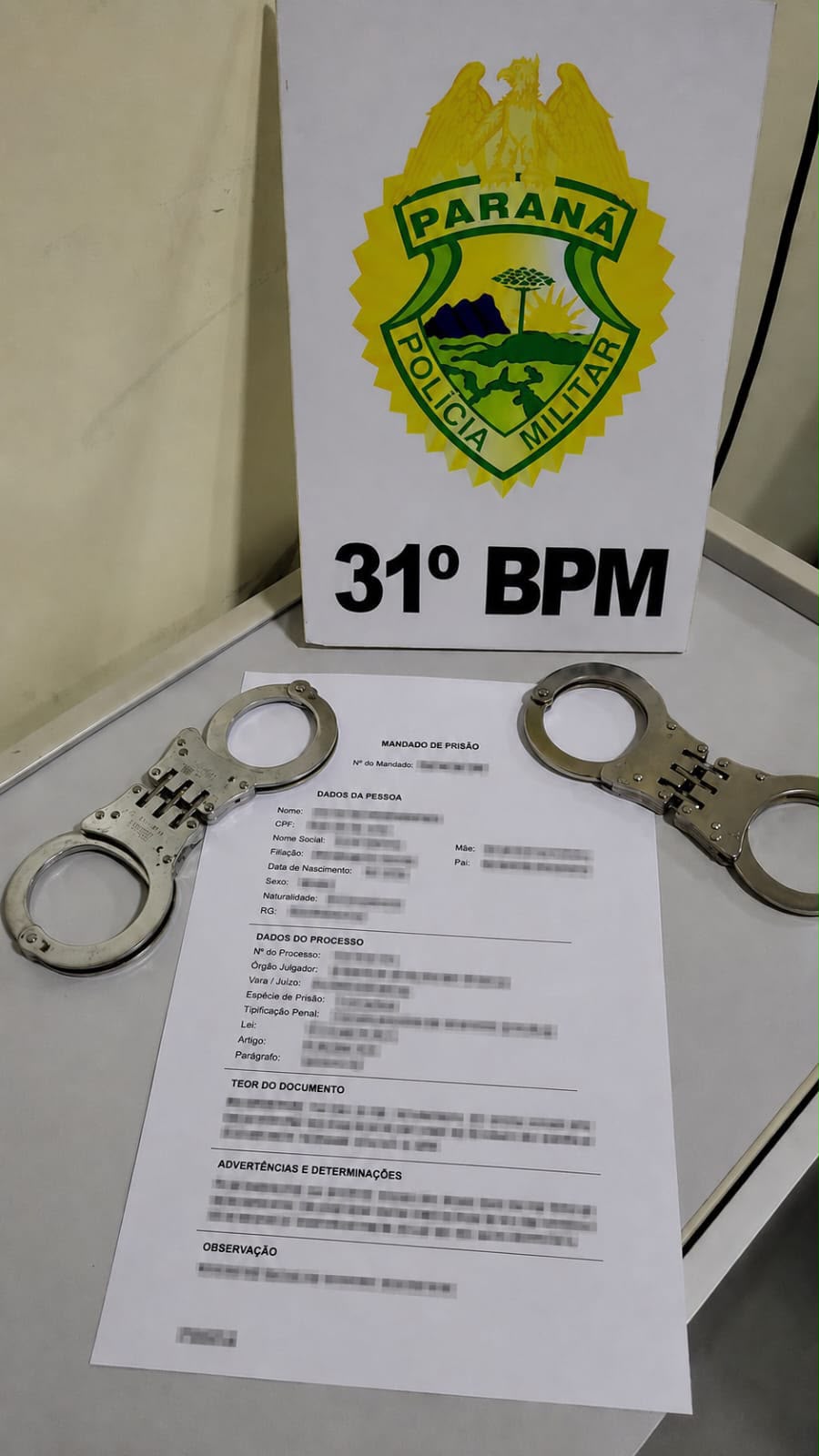 Mulher procurada pela Justiça por envolvimento com tráfico de drogas é presa pela ROTAM em Palotina