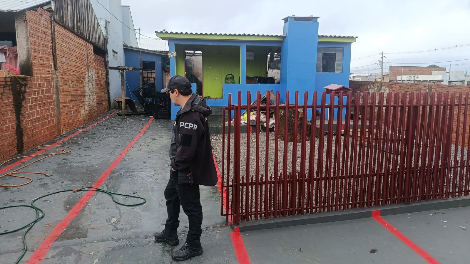 Mulher de 55 anos morre em incêndio que destruiu residência em Toledo